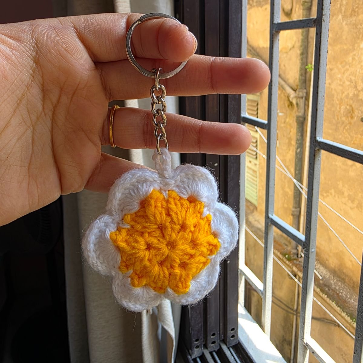 Crochet bag charms